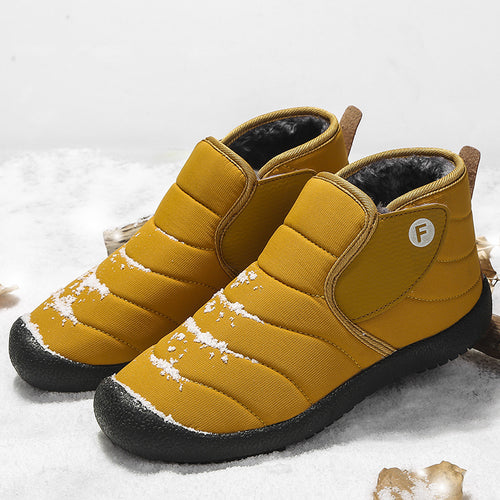 Damen Gefütterte Thermo-Hausschuhe als Outdoor‑Schlupfboots mit Kunstfellfutter und rutschfester Gummisohle Echo Archiv