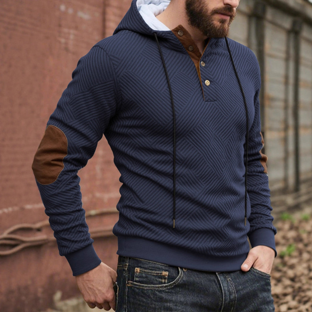 Herren Sportliches Hoodie mit strukturiertem Design Echoarchiv