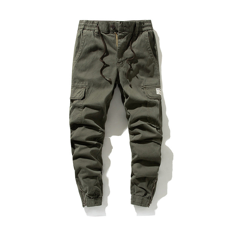Herren Cargo-Jogginghose im urbanen Utility‑Stil mit elastischem Tunnelzugbund und verstärkten Kniepartien Echo Archiv