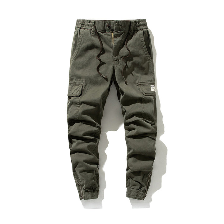 Herren Cargo-Jogginghose im urbanen Utility‑Stil mit elastischem Tunnelzugbund und verstärkten Kniepartien Echo Archiv
