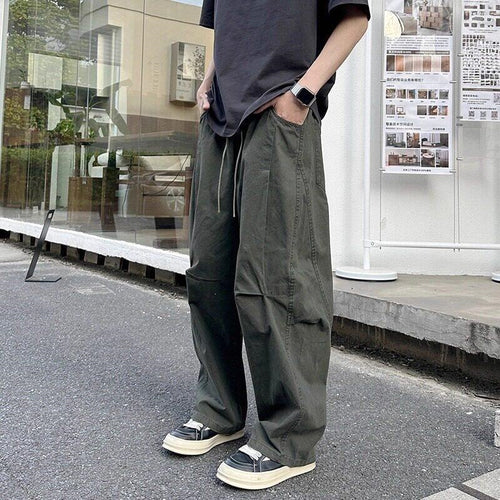 Herren Bequeme Cargohose mit weiten Beinen Echoarchiv