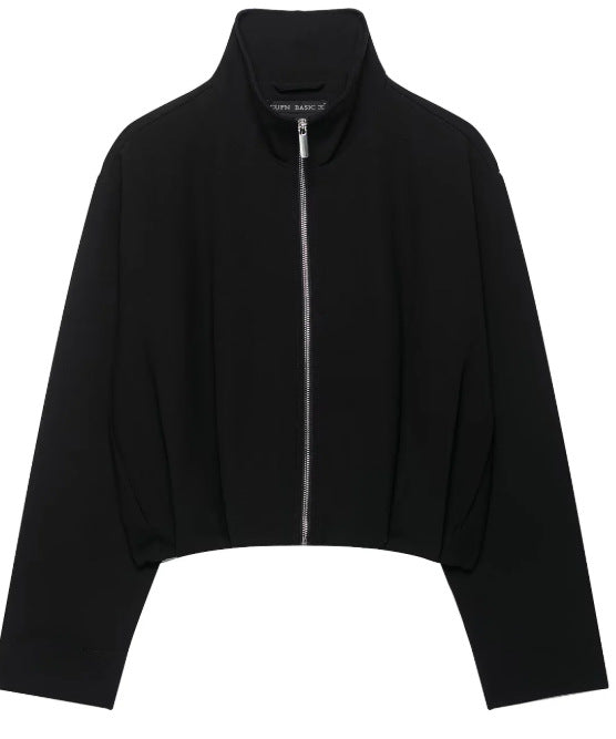 Damen Kurz geschnittener Boxy‑Blouson mit hohem Stehkragen und überschnittenen Ärmeln Echo Archiv