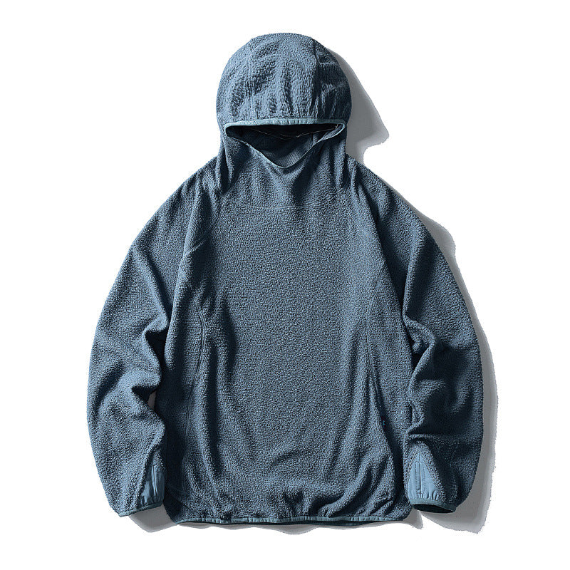 Unisex Oversize Teddy-Fleece Hoodie mit Kapuze, elastischem Saum und Raglanärmeln Echo Archiv