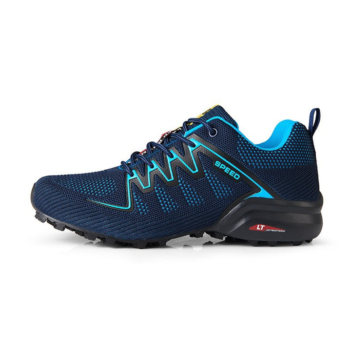Herren nan Offroad-Laufschuh mit atmungsaktivem Strickoberteil, griffiger Multiterrain-Laufsohle und stabiler Fersenführung Echo Archiv