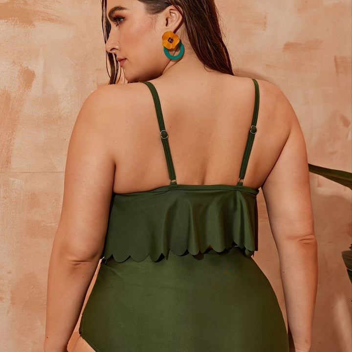 Damen Badeshort-Set mit attraktivem Rüschendesign Echo Archiv