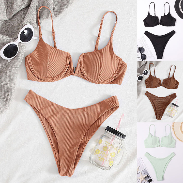 Damen Push-Up Bikini-Set mit verstellbaren Trägern Echo Archiv