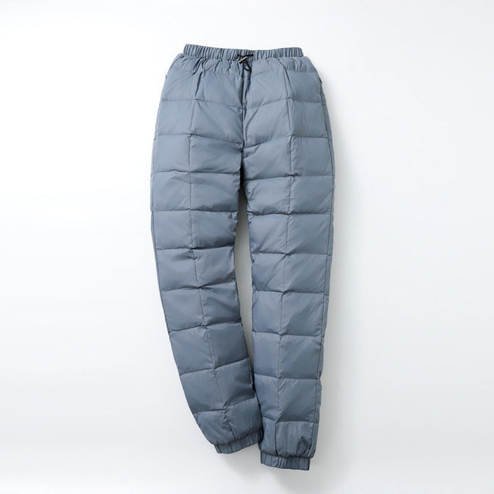 Herren Gepolsterte Thermohose mit Karosteppung und elastischem Saum Echoarchiv