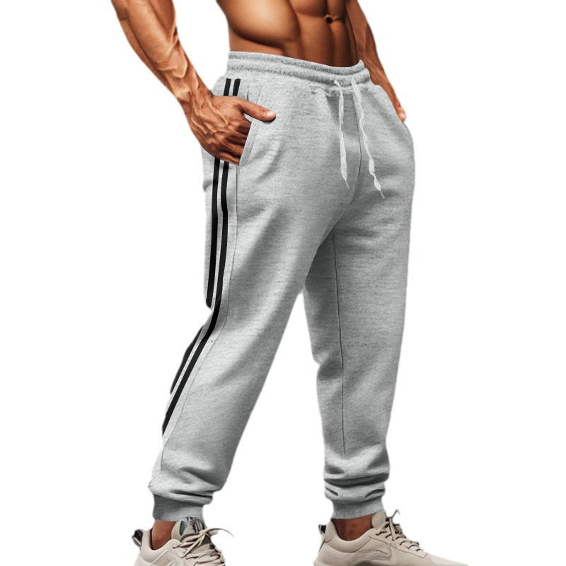 Herren Sportliche Jogginghose mit elastischem Bund und stylischen seitlichen Streifen Echoarchiv