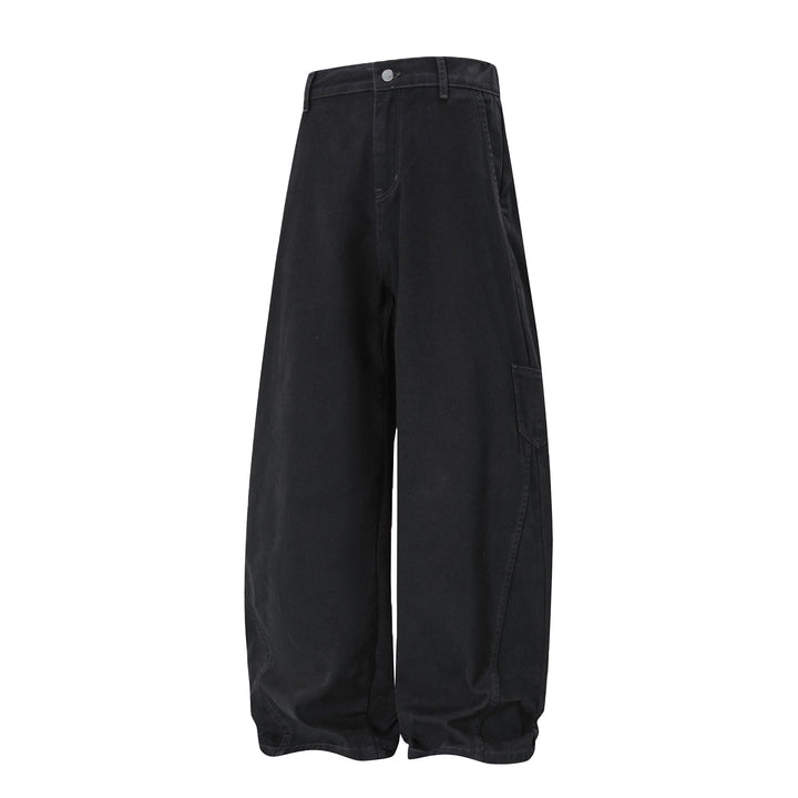 Damen Hochtaillierte Extraweite Workwear‑Hose mit Ballonbein und Cargotasche Echo Archiv