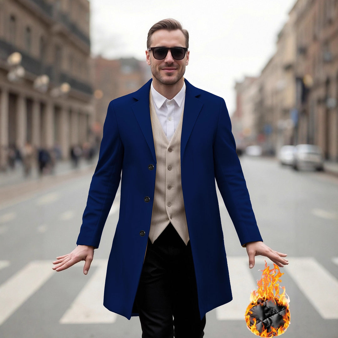Herren eleganter Langmantel mit modernem Schnitt und optimalem Tragekomfort Echoarchiv