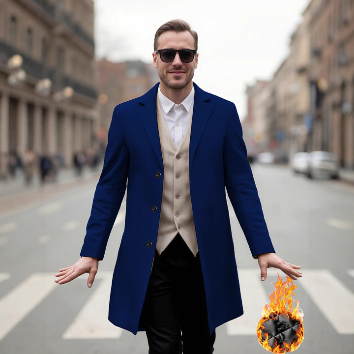 Herren eleganter Langmantel mit modernem Schnitt und optimalem Tragekomfort Echoarchiv
