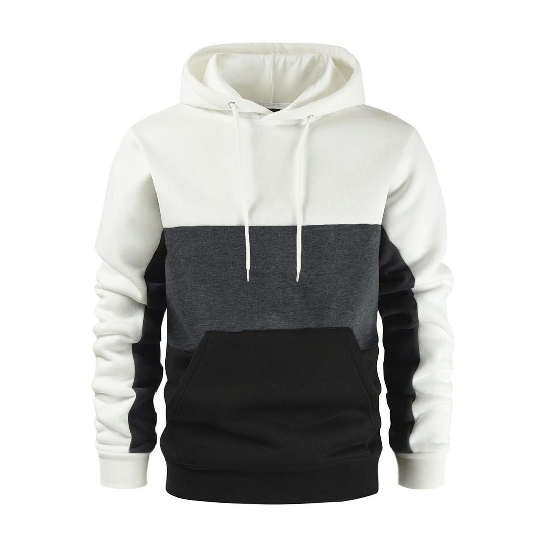 Herren Kapuzenpullover mit modischem Farbblockdesign Echoarchiv