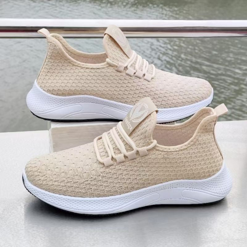 Damen Atmungsaktive Komfort-Sneaker mit elastischem Obermaterial Echo Archiv