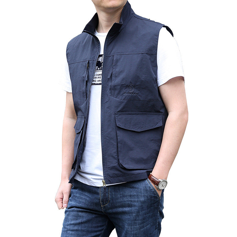 Herren Outdoor Weste Echo Archiv