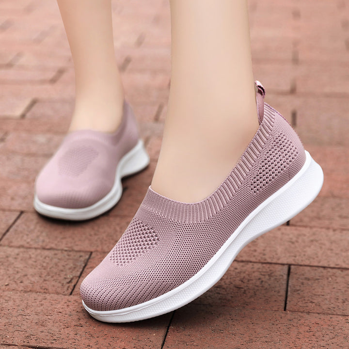 Damen nan nahtloser Slip-On Komfortschuh mit elastischem Maschenobermaterial und federleichter EVA-Laufsohle Echo Archiv
