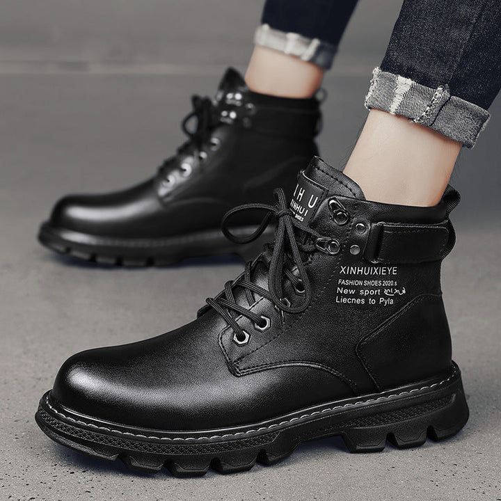 Herren robuste Schnürstiefel mit dämpfender Sohle Echoarchiv