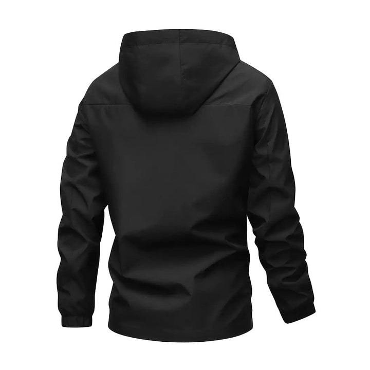 Herren Windbreaker Jacke mit hochschließendem Kragen und praktischen Taschen Echo Archiv
