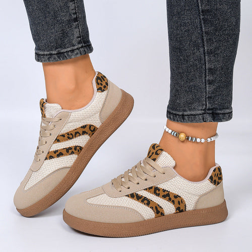 Damen SnEchoarchivkers mit stylischem Leo-Design und bequemer Dämpfung Echoarchiv