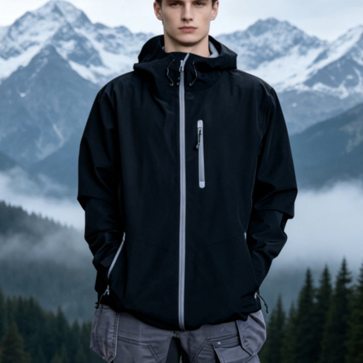 Herren Wetterfeste Multifunktionsjacke