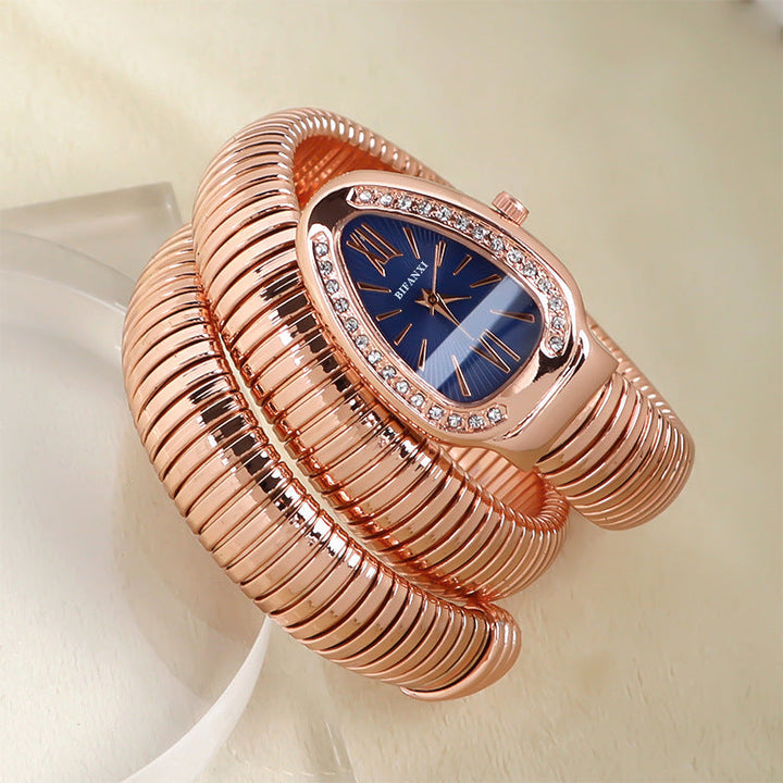 Echoarchiv | Schlangenuhr mit Quarzbewegung und Persönlichem Armband