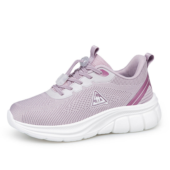 Damen nan leichter atmungsaktiver Strick-Walking-Sneaker mit Schnellzugverschluss und ergonomischer EVA-Dämpfung Echo Archiv