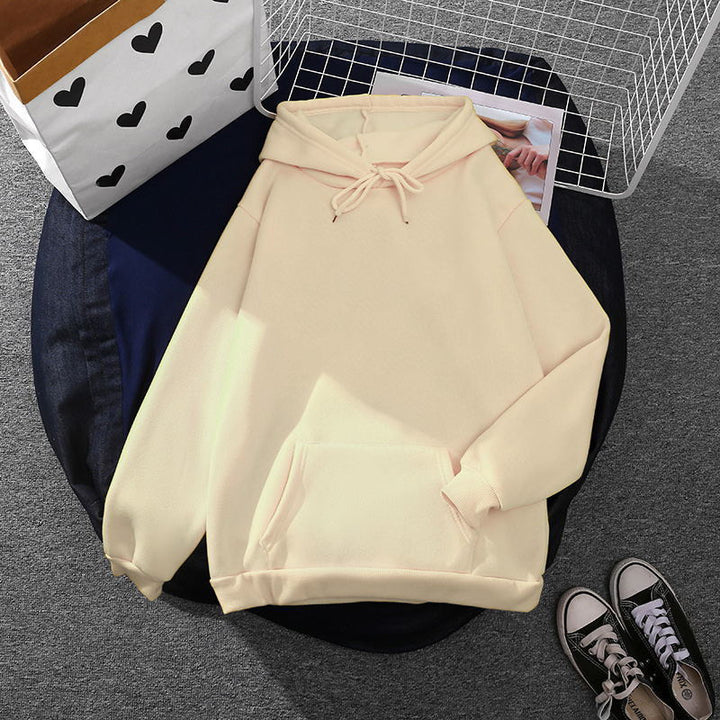 Unisex weicher Oversize-Kapuzenpullover mit hohem Kapuzenkragen und Kängurutasche – Auréline