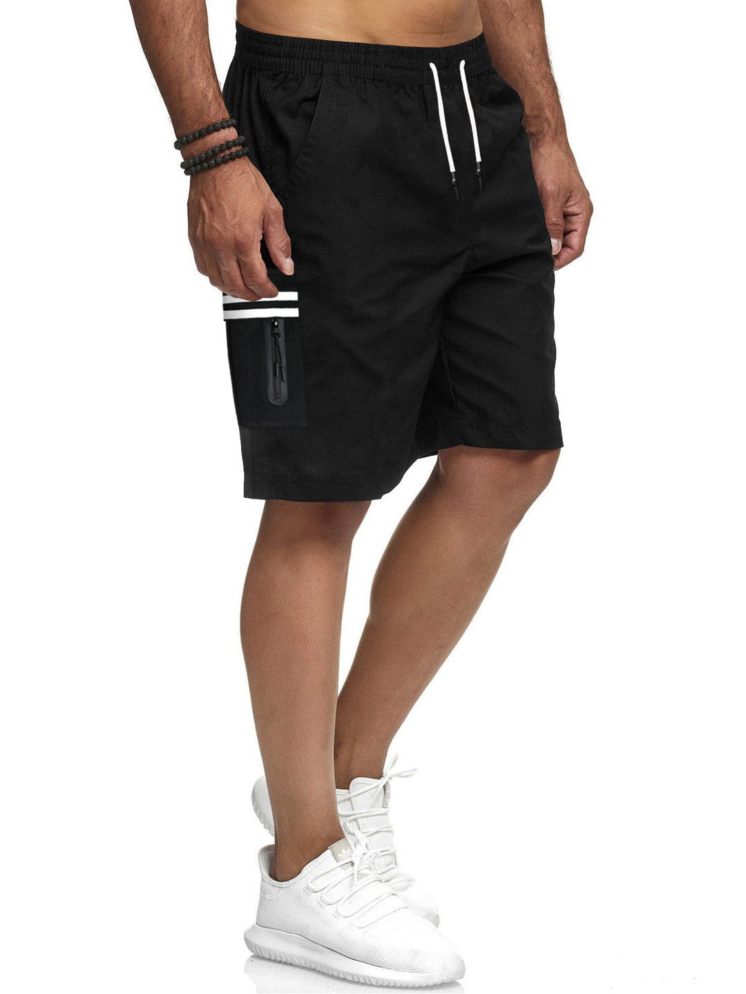 Herren Badeshorts mit praktischen Reißverschlusstaschen und elastischem Bund Echoarchiv
