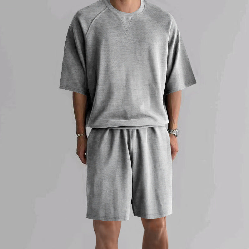 Herren sportliches Kurzarm-Set aus atmungsaktivem Material Echoarchiv