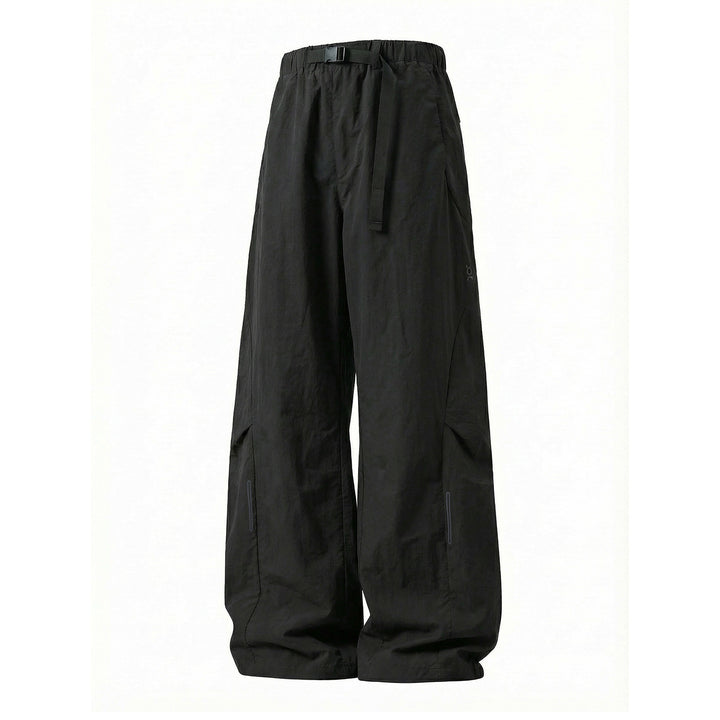 Unisex Weite technische Cargo-Hose mit elastischem Bund, integriertem Gurt und verstellbarem Beinabschluss Echo Archiv