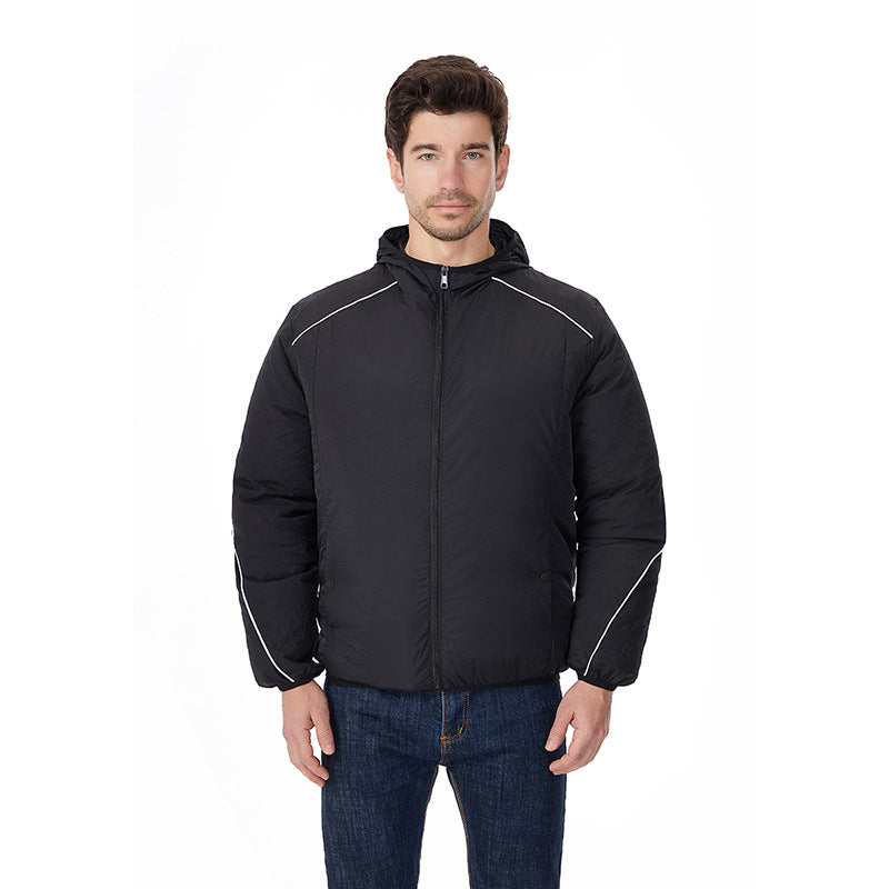 Herren nan leichte wasserdichte Kapuzenjacke winddicht mit reflektierenden Details Echo Archiv