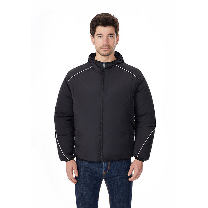 Herren nan leichte wasserdichte Kapuzenjacke winddicht mit reflektierenden Details Echo Archiv