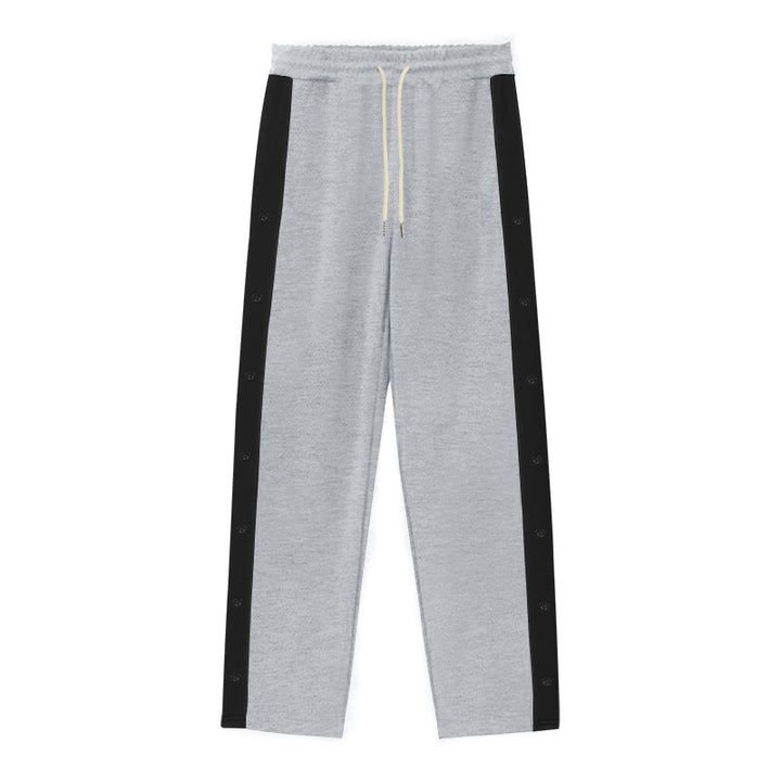 Herren Sportliche Jogginghose mit Knopfleiste und elastischem Bund Echoarchiv