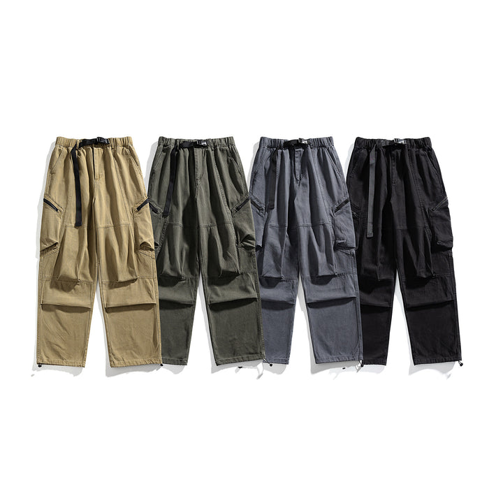 Herren Cargo-Hose mit elastischem Bund, multifunktionalen Taschen und verstellbarem Saum Echo Archiv