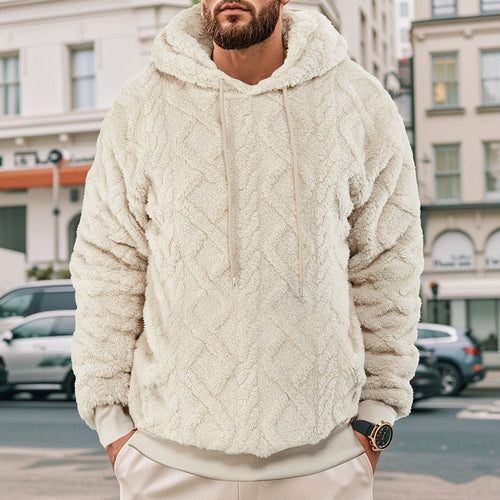Herren Kuscheliger Kapuzenpullover Echoarchiv