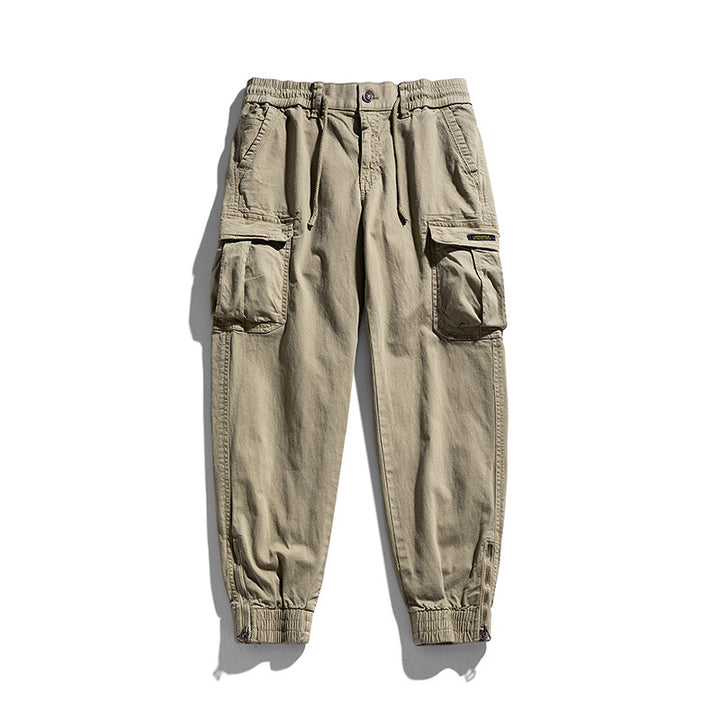 Herren Multifunktionale Cargo-Joggerhose mit Reißverschluss-Beinabschluss und großen Klappentaschen Echo Archiv