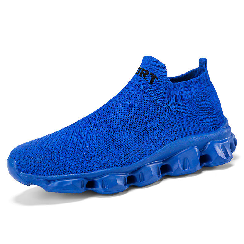 Unisex nan nahtloser Strick-Slip-On mit sockenähnlichem Schaft und skulpturierter Dämpfungssohle Echo Archiv