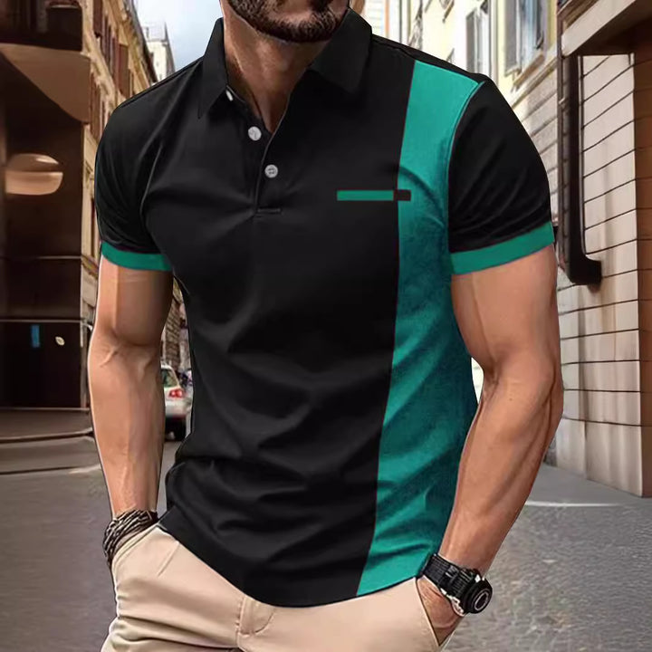 Herren Sportliches Kurzarm-Poloshirt Echoarchiv