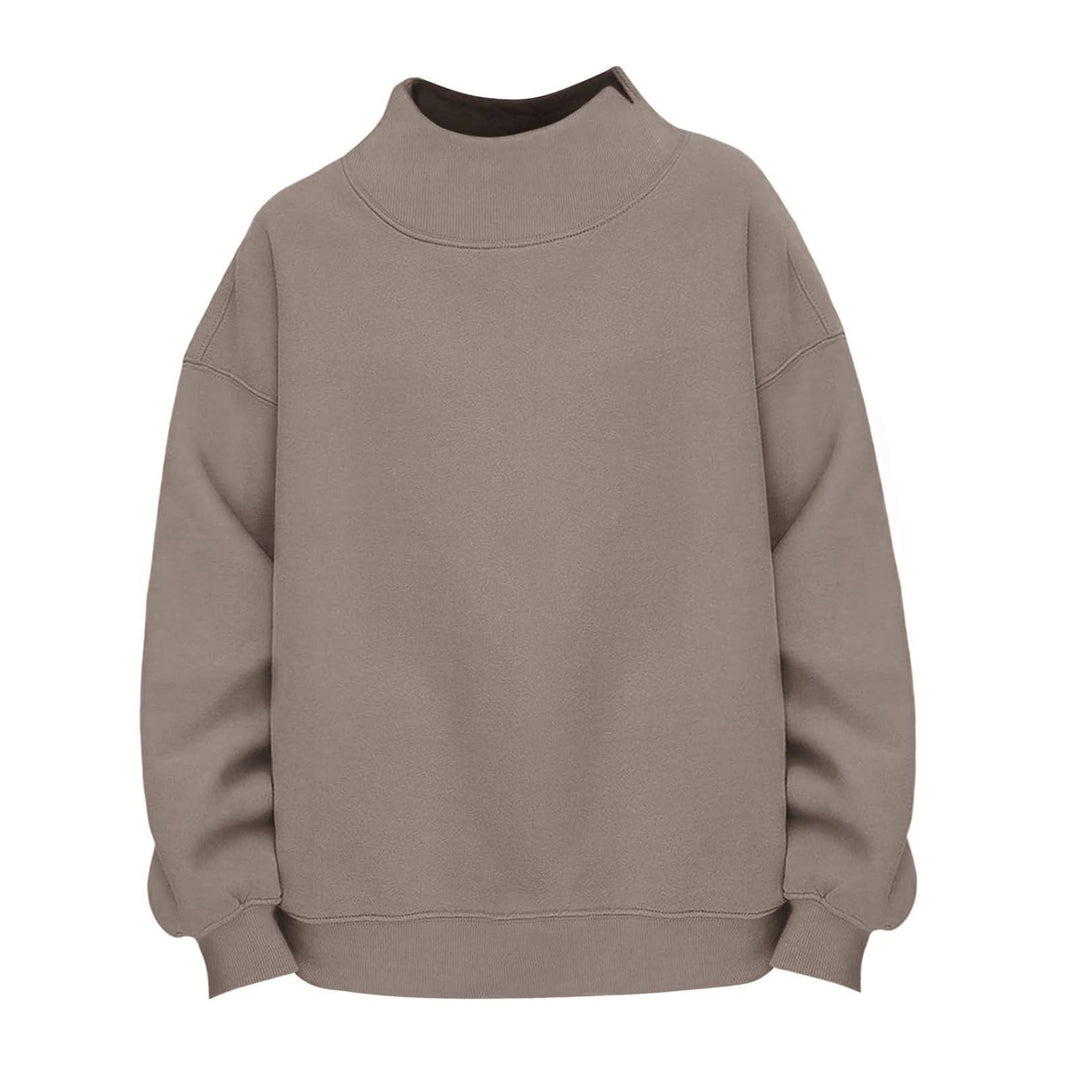 Damen Lässiges Funnel-Neck Sweatshirt im Oversize‑Schnitt mit überschnittener Schulter Echo Archiv