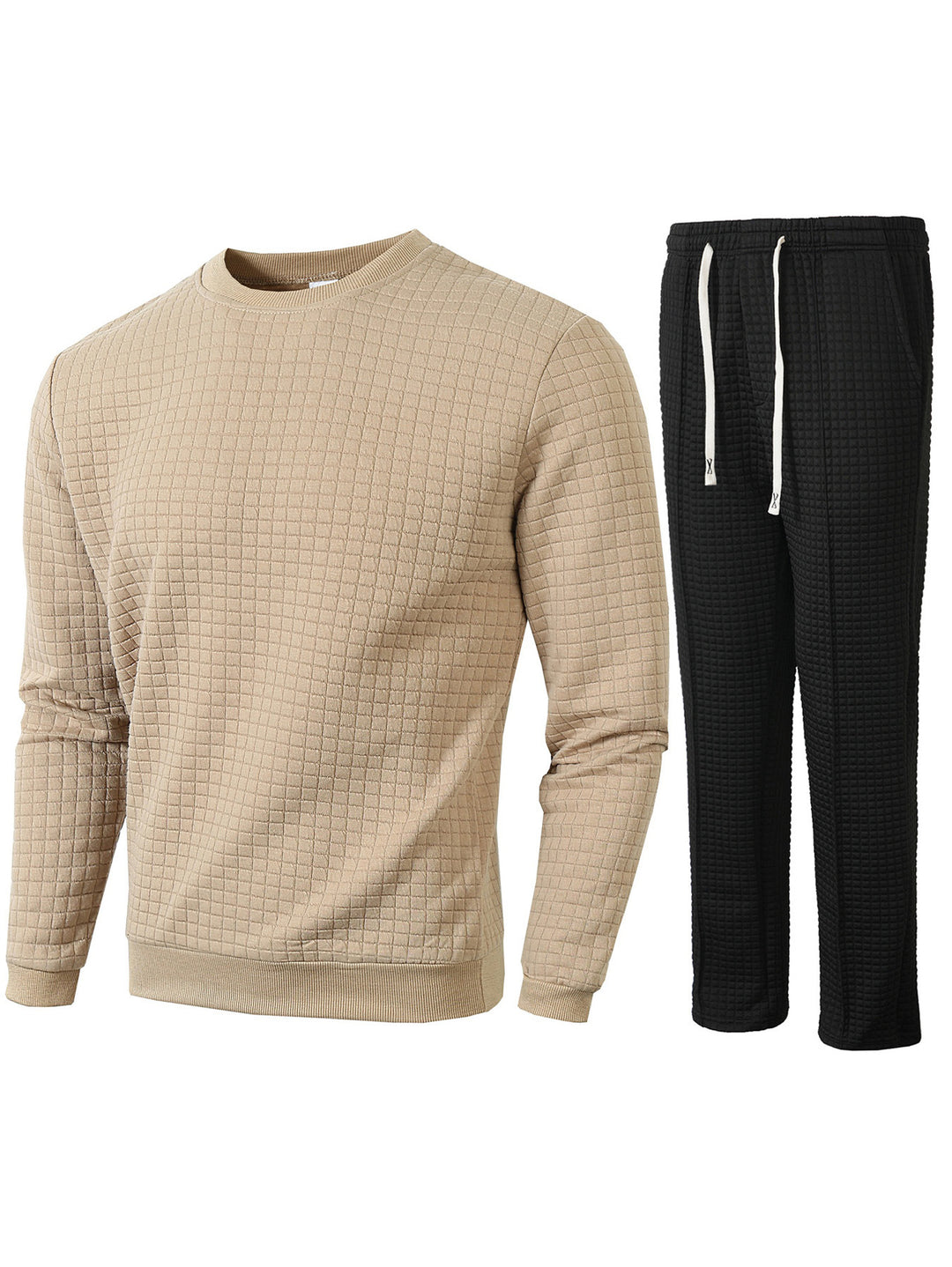 Herren gemütliches Sweatshirt und Jogginghose Set Echoarchiv