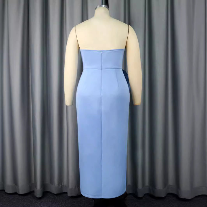 Damen Figurbetontes Abendkleid mit floralem Akzenten Echo Archiv