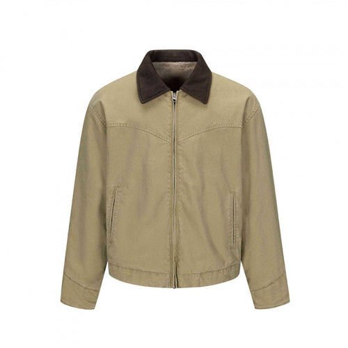 Herren Gefütterte Canvas-Blousonjacke mit Teddyfutter und Hemdkragen Echo Archiv