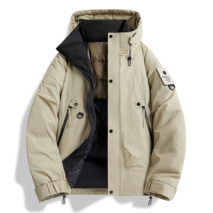Herren Technischer Urbanparka mit Thermoisolierung und multifunktionalen Taschen Echo Archiv