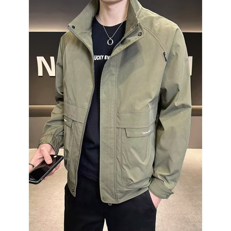 Herren Minimalistische Übergangsjacke – Taviero