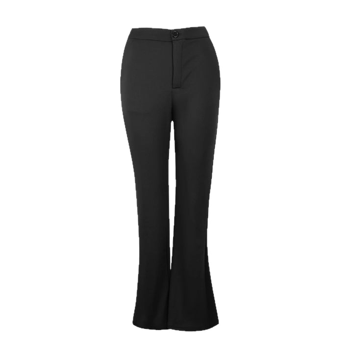 Damen elegante Flared-Hose mit hohem Bund und praktischen Eingrifftaschen Echo Archiv