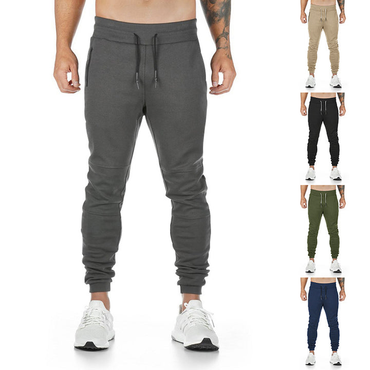 Herren Sportliche Jogginghose mit praktischen Reißverschlusstaschen und elastischem Bund Echoarchiv