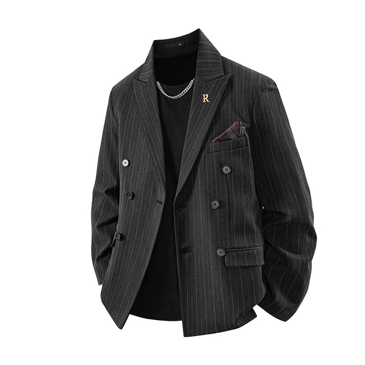 Herren eleganter kariertes Blazer Echoarchiv