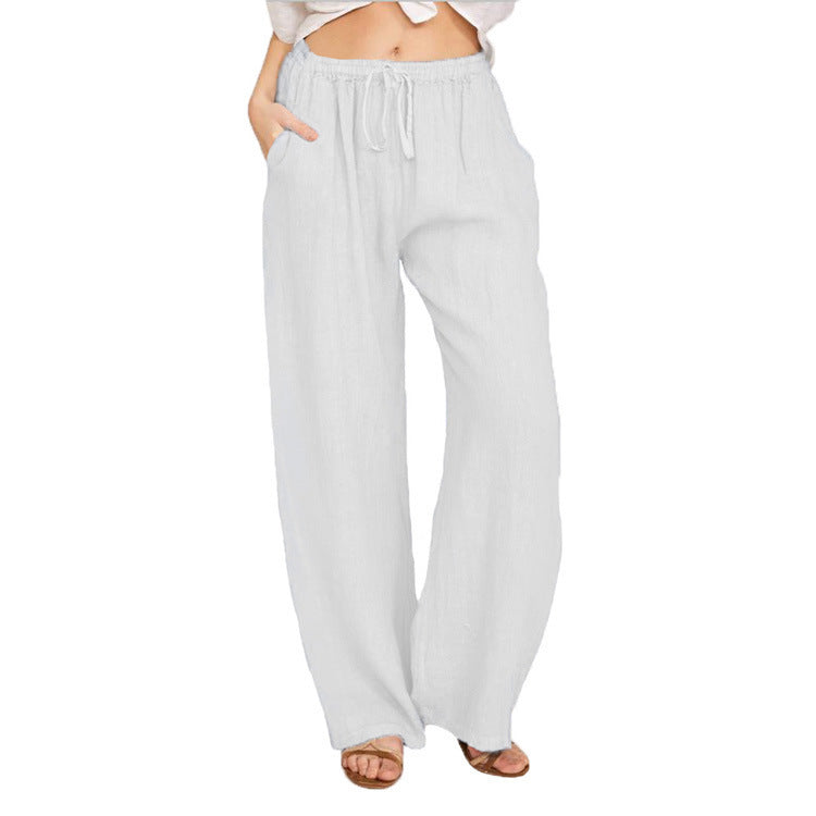 Damen bequeme Leinenhose Echoarchiv