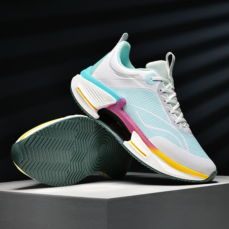 Unisex atmungsaktive Mesh-Runner mit gitterstruktur, stabilisierendem Mittelkeil und geteiltem Stabilisator – Norré