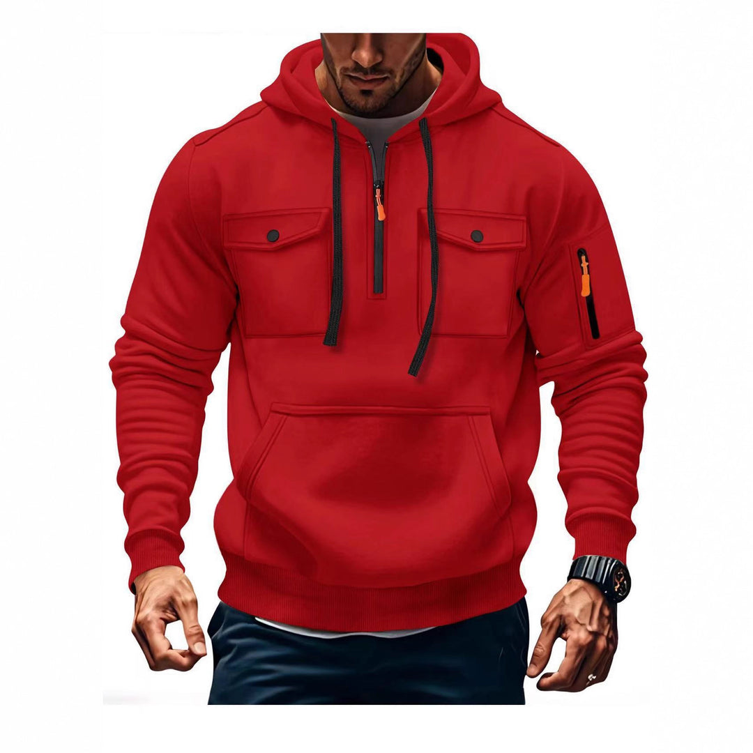 Herren Funktions Hoodie mit praktischen Taschen Echoarchiv