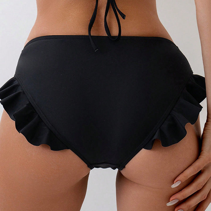Damen Bikini-Höschen mit verspieltem Rüschendesign Echo Archiv